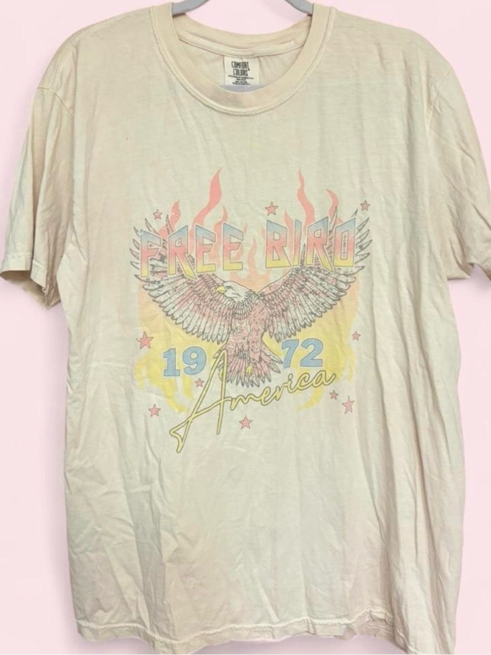 free bird 1972 graphic tee